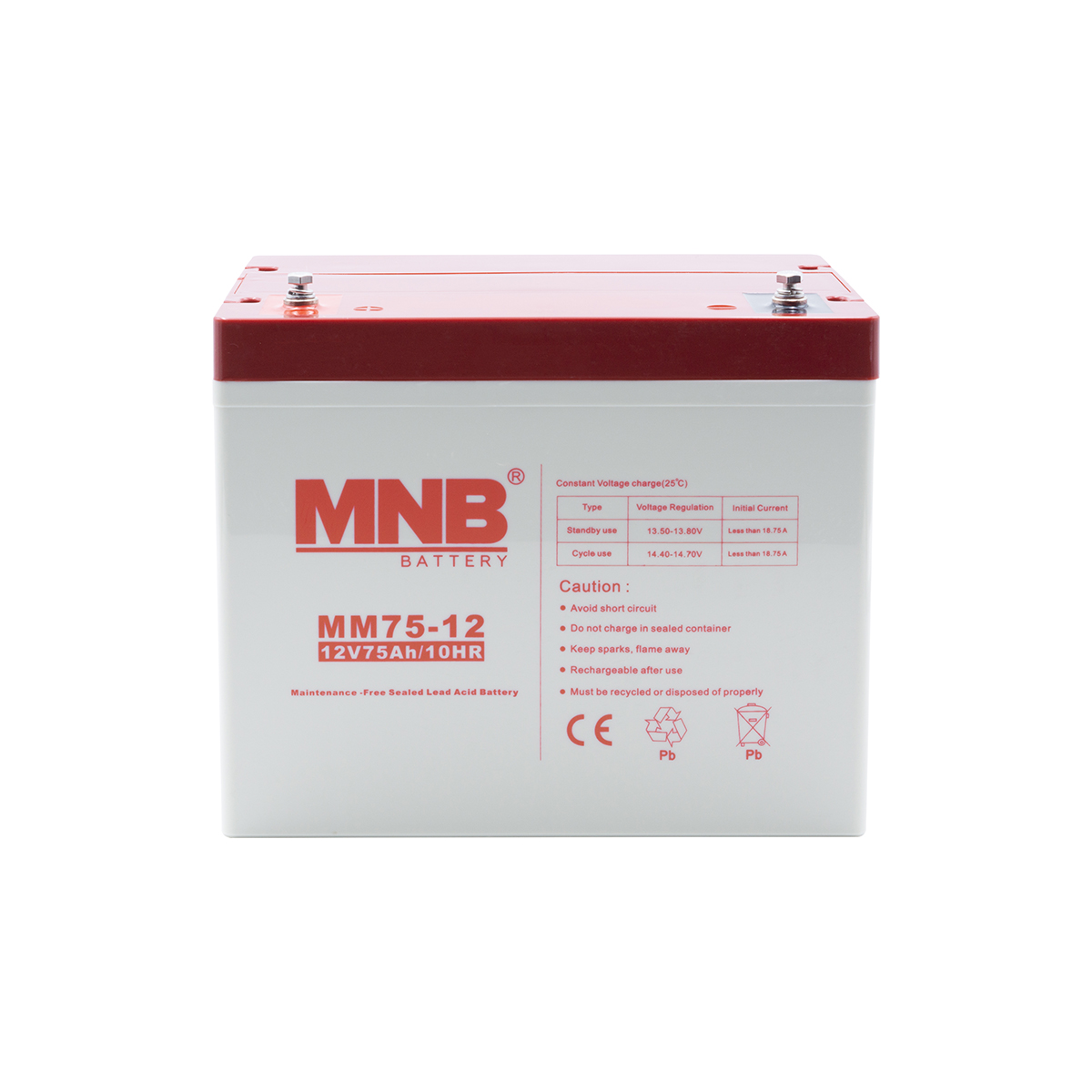 MNB Battery MM 75-12 - Аккумуляторные батареи MNB
